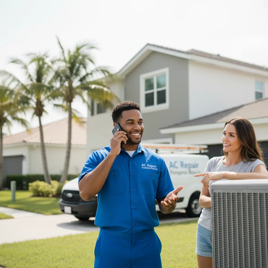 AC Repair Pompano Beach customer support in Pollok